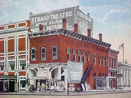 Strand Theatre - Old Post Card View